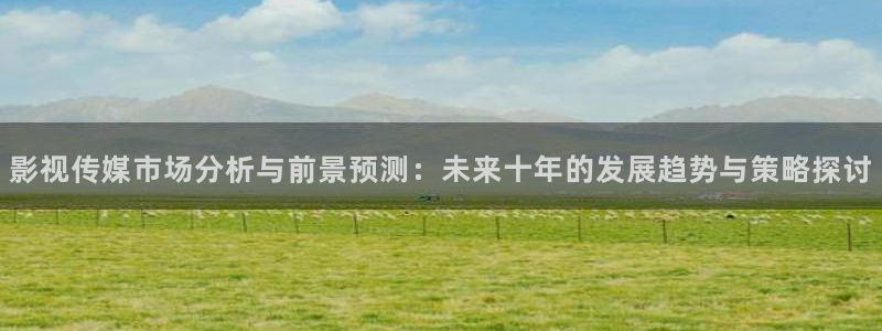 可可影视官方网站入口登录：影视传媒市场分析与前景预测：未来十年的发展趋势与策略探讨